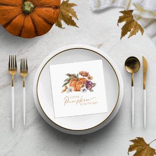 A Little Pumpkin Baby Shower Napkin