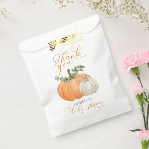 A Little Pumpkin Fall Autumn Baby Shower  Favour Bags