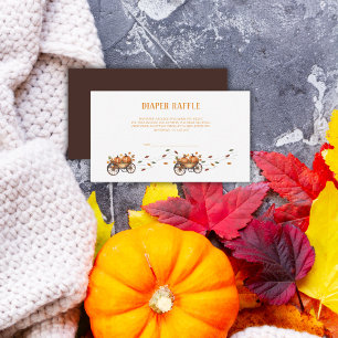 A Little Pumpkin Fall Baby Shower Gender Neutral Enclosure Card