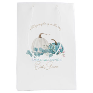 A Little Pumpkin Fall Baby Shower Medium Gift Bag