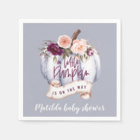 A little pumpkin fall baby shower party