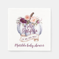 A little pumpkin fall baby shower party