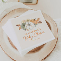 A Little Pumpkin Floral Boho Rustic Baby Shower