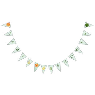 A Little Pumpkin Greenery Fall Baby Show Bunting