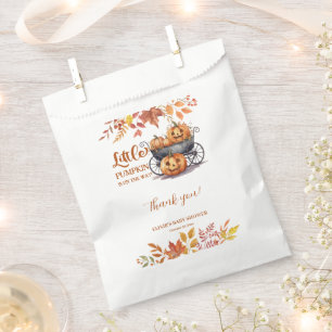A Little Pumpkin Halloween Fall Baby Shower Favour Bags