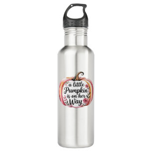 a little pumpkin is on his way Classic T-Shirt 710 Ml Water Bottle