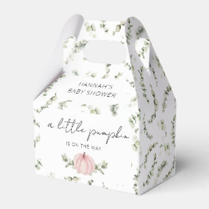 A Little Pumpkin is on the Way Baby Shower Favour Box