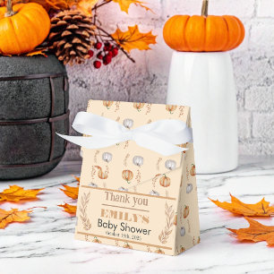 A Little Pumpkin is on the Way - Baby Shower Favour Box