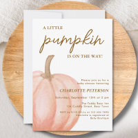 A Little Pumpkin Is On The Way Baby Shower