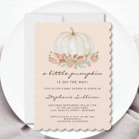 A Little Pumpkin Is On The Way Baby Shower