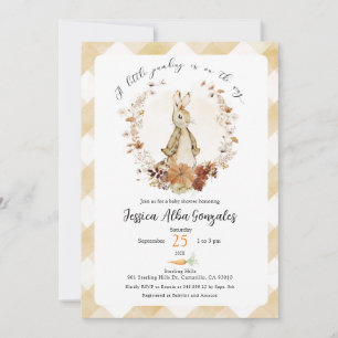 A little pumpkin is on the way baby shower Invite