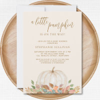 A Little Pumpkin Is On The Way Fall Baby Shower