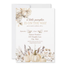 A Little Pumpkin Is On The Way 