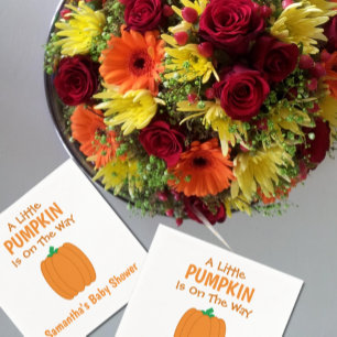 A Little Pumpkin Is On The Way Napkin