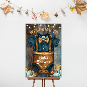 A Little Pumpkin Romper Welcome Sign 