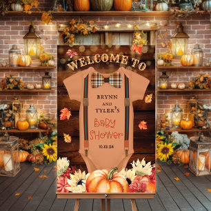 A Little Pumpkin Romper Welcome Sign 