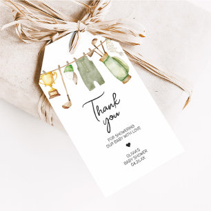 A Little Putter Golf Baby Shower Favour Tags