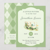 A Little Putter Golf Cart Boy Shower