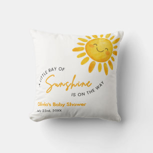 A Little Ray of Sunshine Baby Shower Cushion