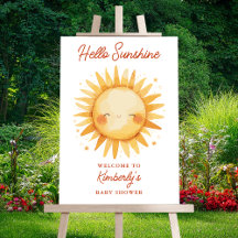 A Little Ray Of Sunshine Boho Baby Shower Welcome