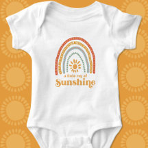 A Little Ray of Sunshine Rainbow Baby Bodysuit