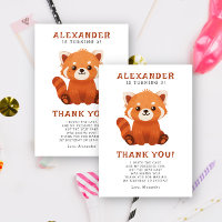 A Little Red Panda 3th Birthday Party 