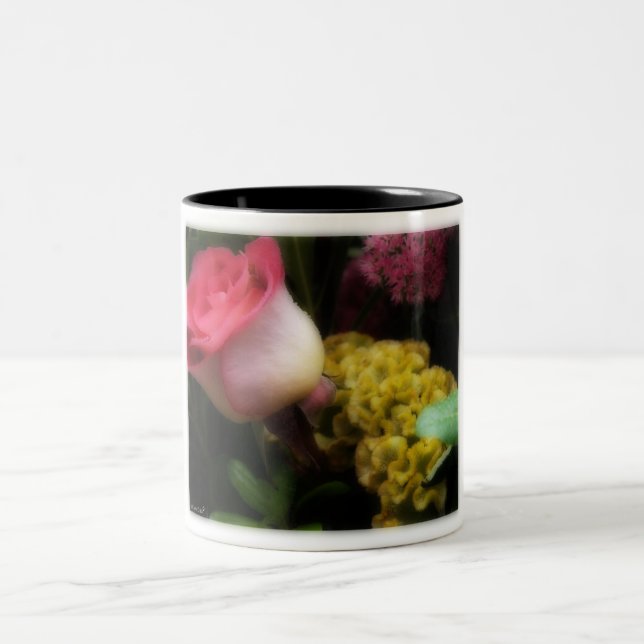 A Little Romance Two-Tone Coffee Mug (Center)