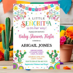 A little senorita baby shower invitation