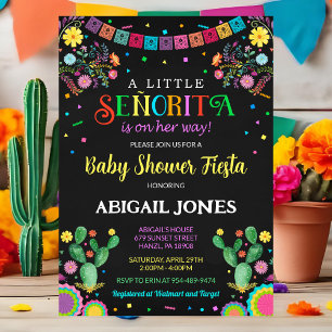 A little senorita baby shower invitation