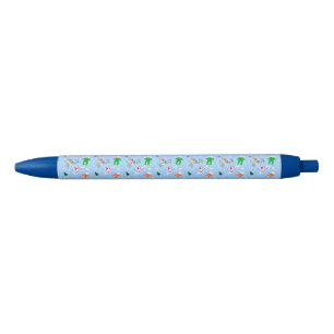 A Little Shredder Snowboard Baby Mama Pattern Black Ink Pen
