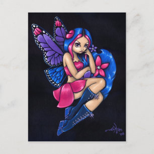 "A Little Shy" Postcard