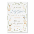 A Little Silly Goose Baby Shower Welcome