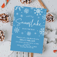 A Little Snowflake Baby Shower