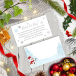 A little snowflake Blue Baby Shower<br><div class="desc">Adorable calligraphy with snowflakes,  winter-themed baby shower invitations. Easy to personalised with your details. Check the collection to find matching items as enclosure cards.</div>