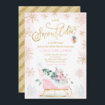 A Little Snowflake Is On The Way Baby Shower  Invitation<br><div class="desc">A Little Snowflake Is On The Way Baby Shower Invitation</div>