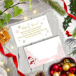 A little snowflake Pink Baby Shower<br><div class="desc">Adorable calligraphy with snowflakes,  winter-themed baby shower invitations. Easy to personalised with your details. Check the collection to find matching items as enclosure cards.</div>