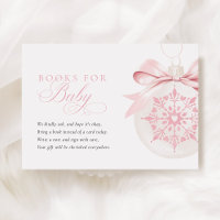 A Little Snowflake Pink Baby Shower Books for Baby