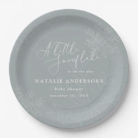 A little snowflake winter baby shower party