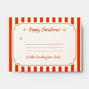 A Little Something from Santa For Gift Cards Envelope