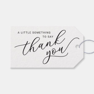 A Little Something Modern Thank You Gift Tags