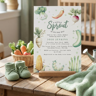 A Little Sprout Baby shower Invitation