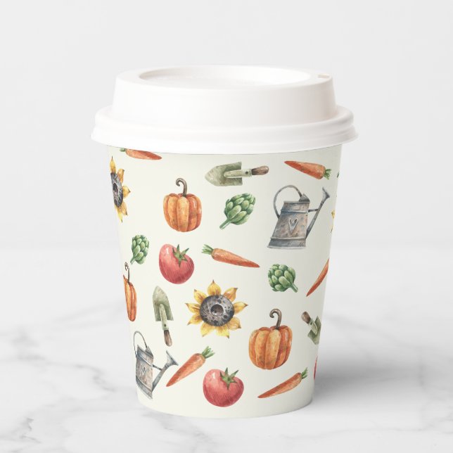 A Little Sprout Is On the Way Baby Shower Paper Cups (Front)