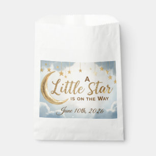 A Little Star Is on the Way Baby Shower Favour Bag