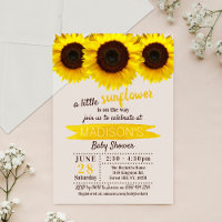 A Little Sunflower Is On The Way! Baby Shower
