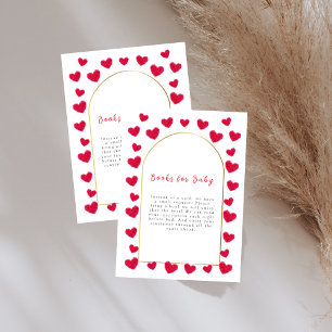 A Little Sweetheart Arch Books For Baby Shower Enclosure Card