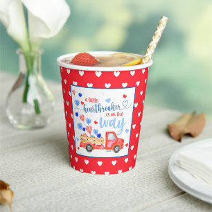 A Little Sweetheart Baby Shower Paper Cups