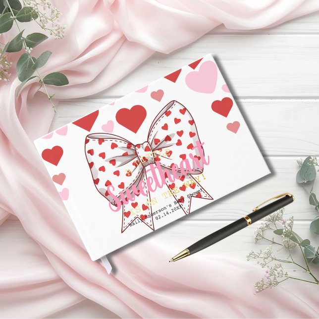 A Little Sweetheart Is on the Way baby shower Guest Book (A Little Sweetheart Is on the Way baby shower Foil Guest Book)