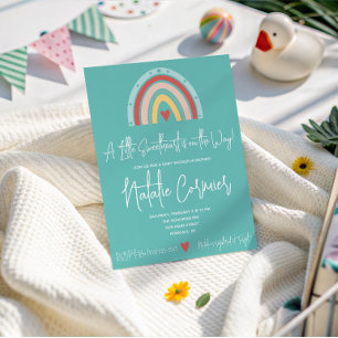 A Little Sweetheart is on the Way! Baby Shower In Invitation