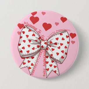 A Little Sweetheart Mummy-to-Be Baby Shower  7.5 Cm Round Badge