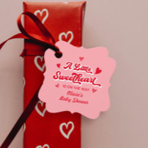 A Little Sweetheart Red Pink Valentine Baby Shower
